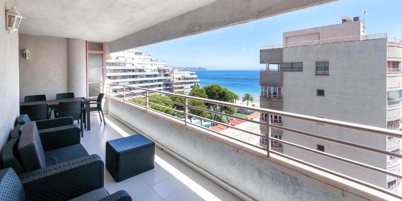 Nuevo Mexico Playa Vistas Al Mar 3 Habitaciones Piscina Y Garaje Calpe Eksteriør billede